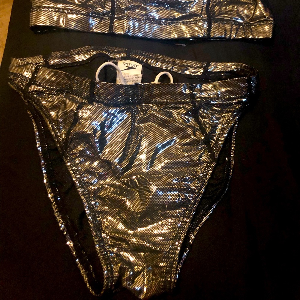Vintage silver speedo
